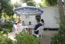 Camping Hérault : mobil home familial avec terrasse vacances herault