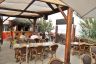 Campsite France Herault : terrasse du bar restaurant camping la plage hérault